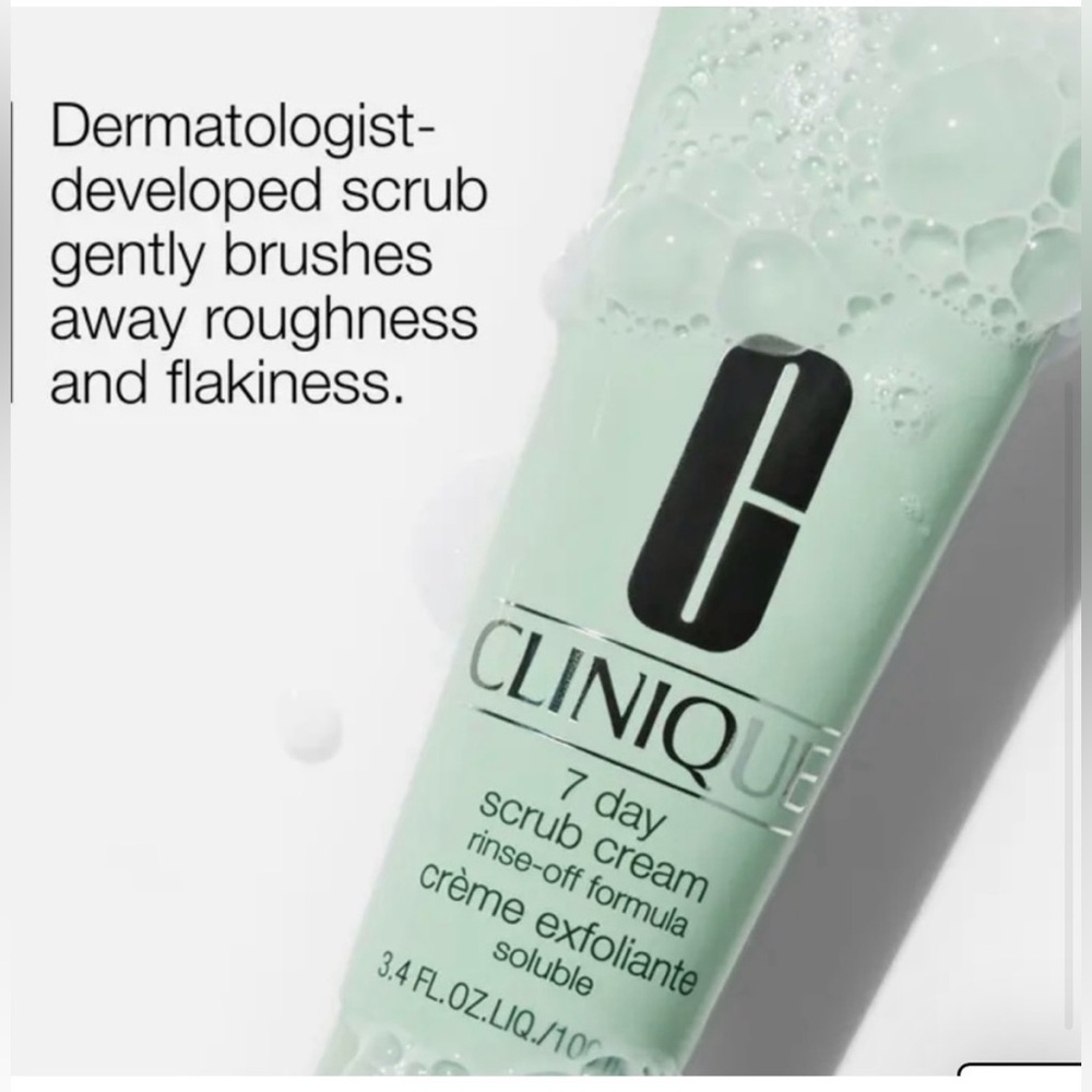 Clinique 7 Day Scrub Cream with Cosmetic Case - Picture 6 of 7